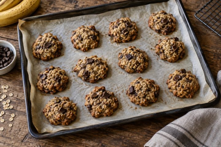 Bananen-Hafer-Cookies – Serviervorschlag