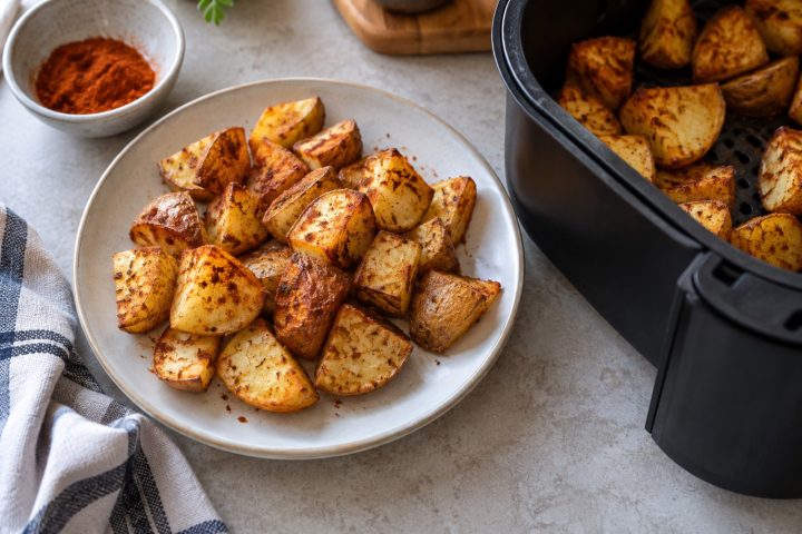 Kartoffeln aus dem Airfryer – Serviervorschlag