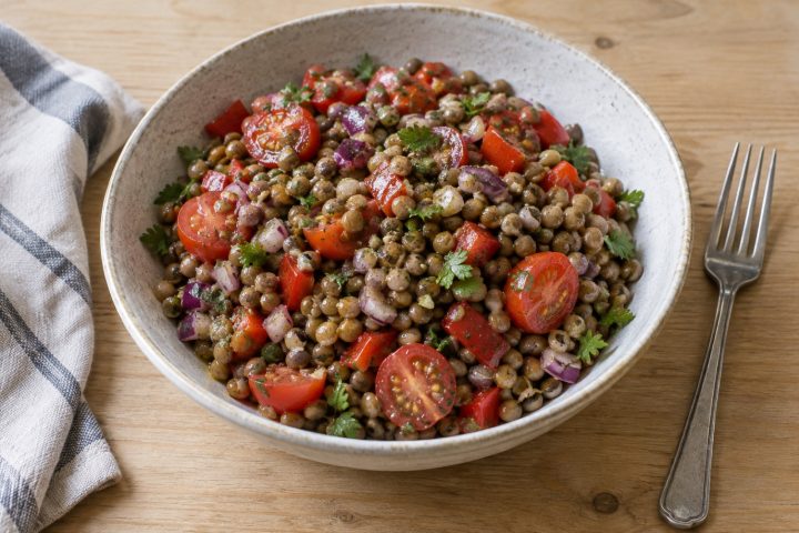 Linsensalat für den Alltag – Serviervorschlag